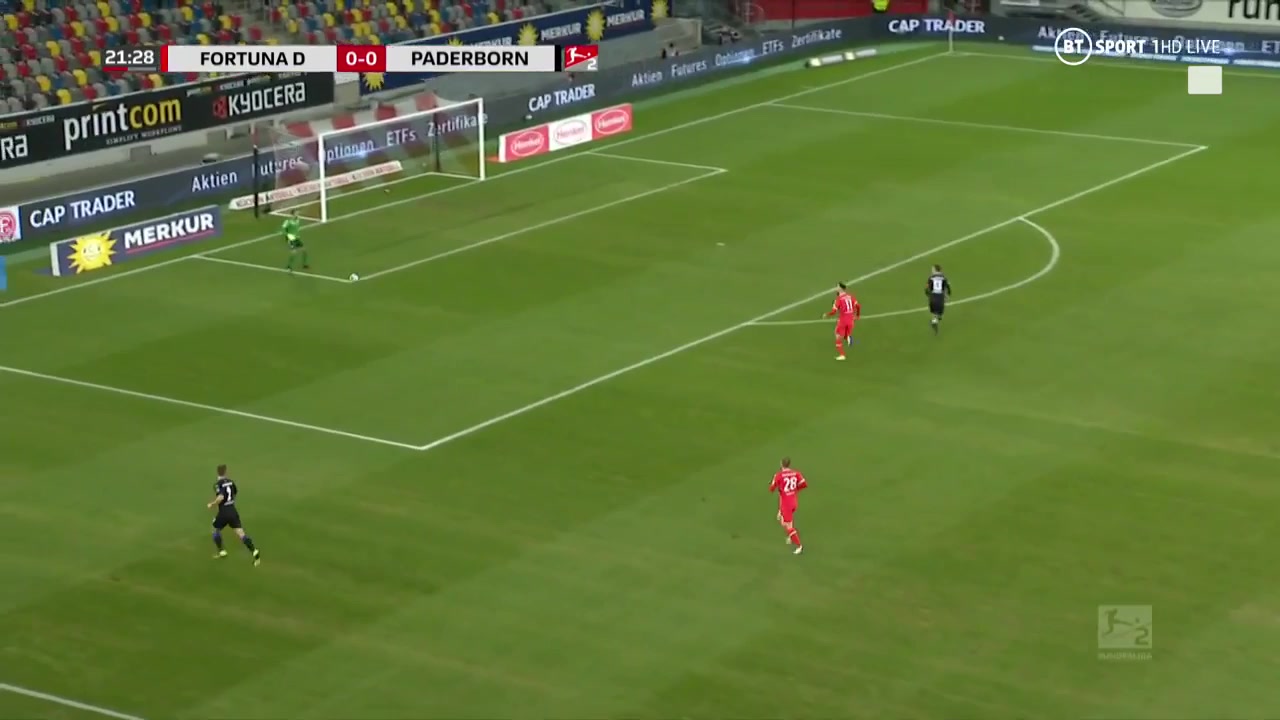 GER D2 Fortuna Dusseldorf Vs SC Paderborn 07 22 phút Vào, ghi bàn 1:0