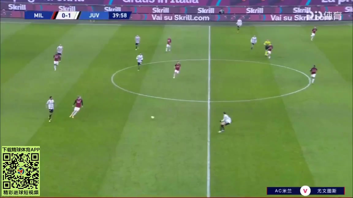 Serie A AC Milan Vs Juventus 40 phút Davide CalabriaVào, ghi bàn 1:1