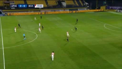 GRE D1 Aris Thessaloniki Vs Volos NFC 17 phút Sasha Lucas Pacheco AffiniVào, ghi bàn 1:0