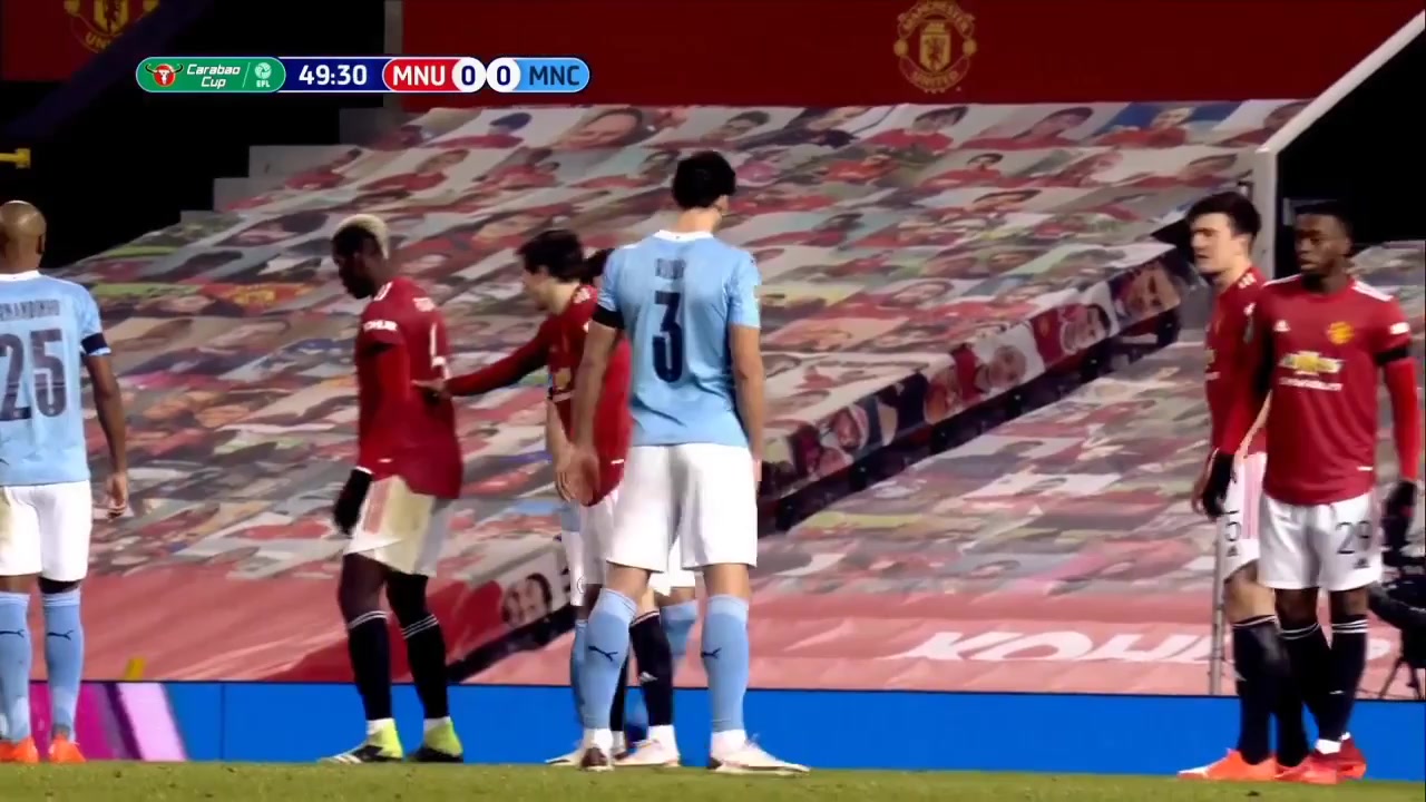 ENG LC Manchester United Vs Manchester City 51 phút John StonesVào, ghi bàn 0:1