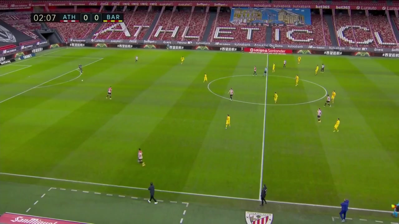 Laliga1 Athletic Bilbao Vs FC Barcelona 2 phút Inaki Williams DannisVào, ghi bàn 1:0