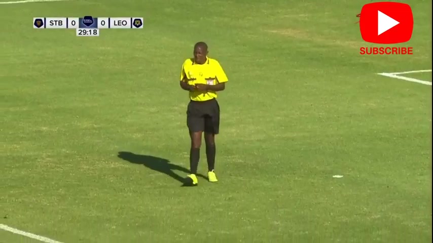 SAPL D1 Stellenbosch FC Vs Black Leopards Ovidy Obvious Karuru Goal in 29 min, Score 0:1