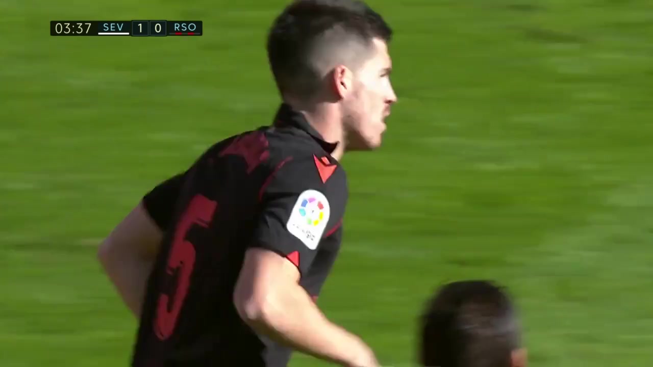 Laliga1 Sevilla Vs Real Sociedad 3 phút Youssef En-NesyriVào, ghi bàn 1:0