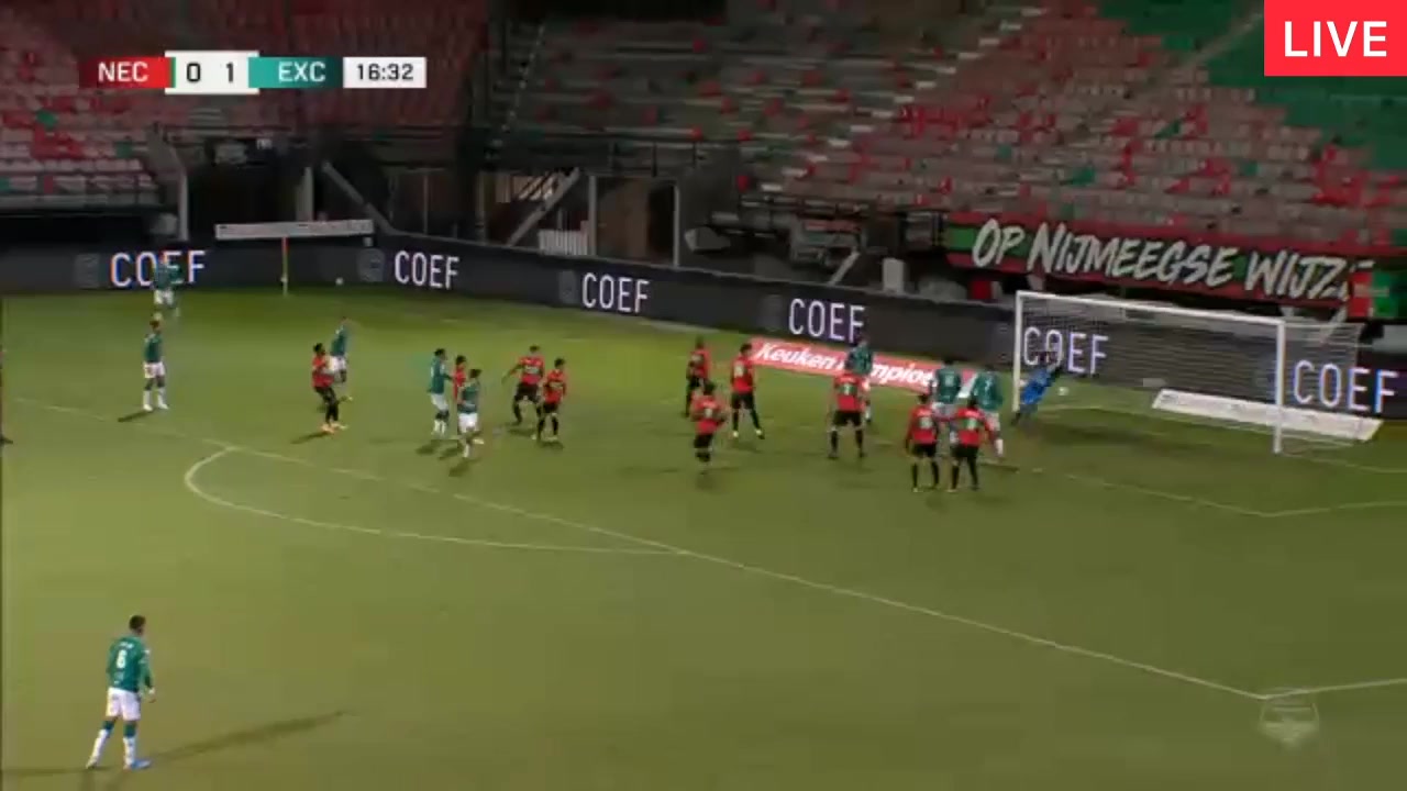 HOL D2 NEC Nijmegen Vs Excelsior SBV 17 phút Mitchell van RooijenVào, ghi bàn 0:2