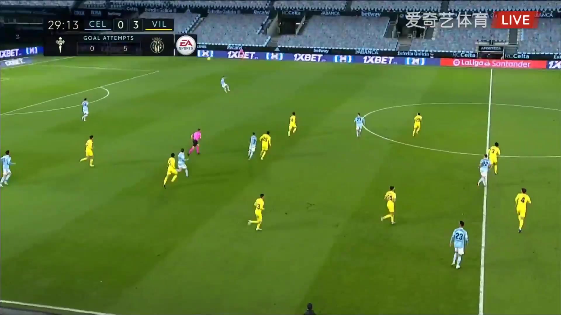 Laliga1 Celta Vigo Vs Villarreal 29 phút Fernando NinoVào, ghi bàn 0:4