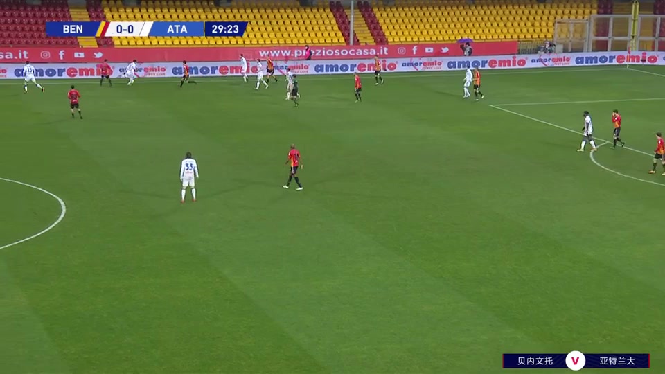 Serie A Benevento Vs Atalanta 29 phút Josip IlicicVào, ghi bàn 0:1