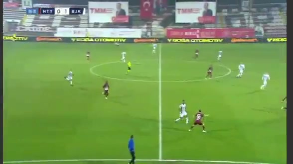 TUR D1 Hatayspor Vs Besiktas JK 7 phút Aaron BoupendzaVào, ghi bàn 1:1