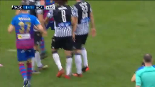 GRE D1 PAOK Saloniki Vs Volos NFC 65 phút Sverrir Ingi IngasonVào, ghi bàn 2:1