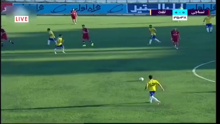 IRN PR Nassaji Mazandaran Vs Sanat-Naft Reykani Goal in 35 min, Score 0:1