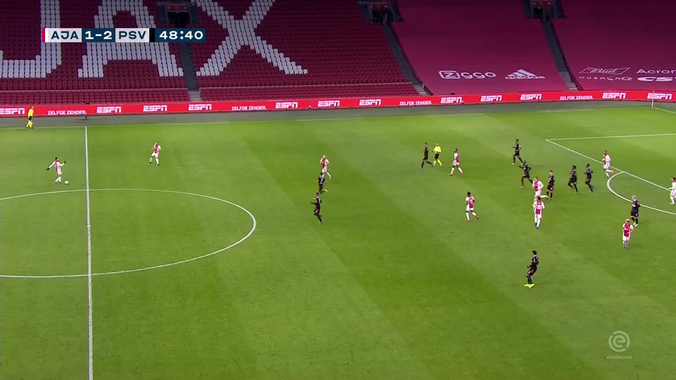 HOL D1 AFC Ajax Vs PSV Eindhoven 51 phút Vào, ghi bàn 2:2