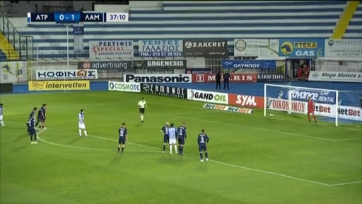 GRE D1 Atromitos Athens Vs Lamia 37 phút Lazaros ChristodoulopoulosVào, ghi bàn 1:1