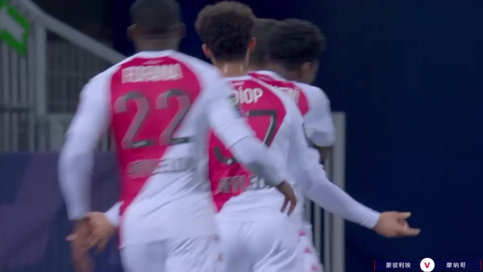 11 Montpellier Vs Monaco 23 skor gol Kevin Volland, skor 0:1