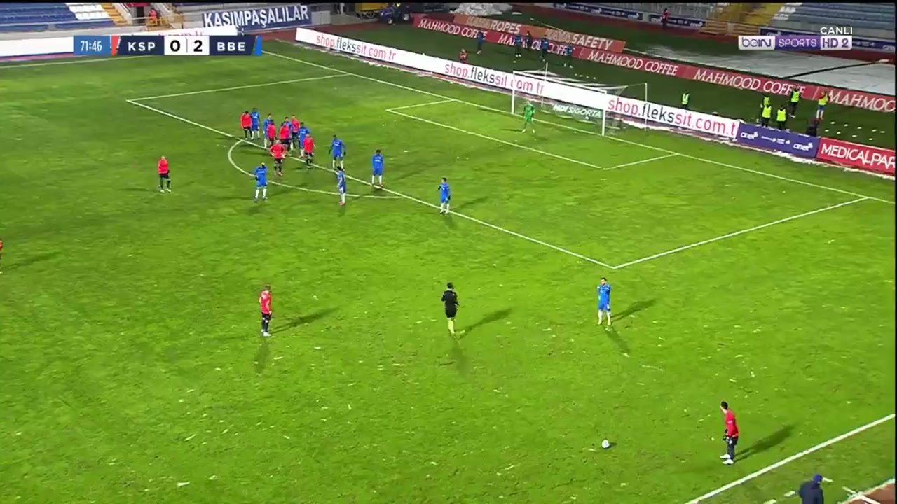 TUR D1 Kasimpasa Vs Erzurum BB 72 phút Isaac ThelinVào, ghi bàn 1:2