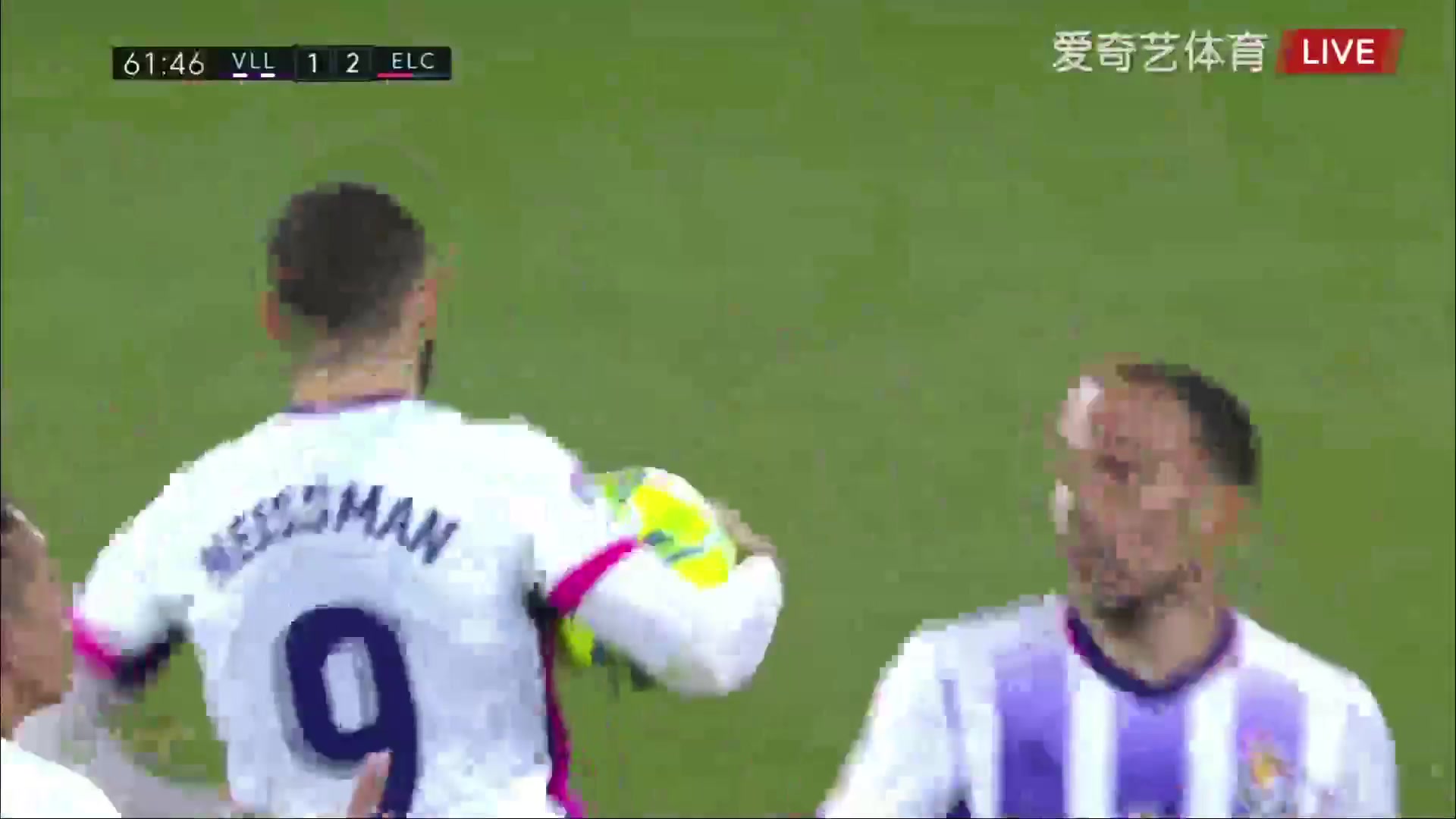 Laliga1 Real Valladolid Vs Elche 62 phút Shon WeissmanVào, ghi bàn 1:2