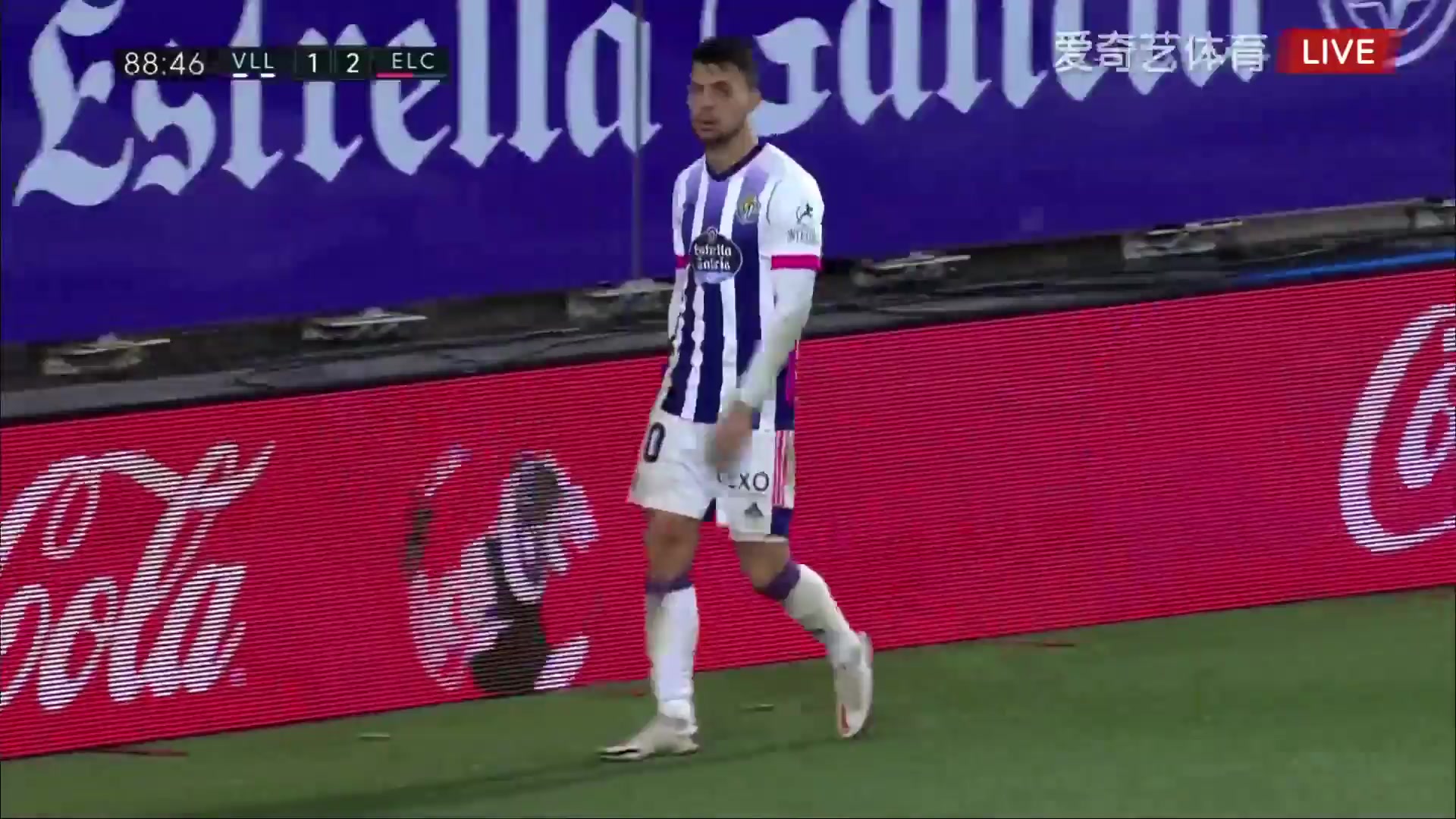 Laliga1 Real Valladolid Vs Elche 89 phút Joaquin Fernandez MorenoVào, ghi bàn 2:2