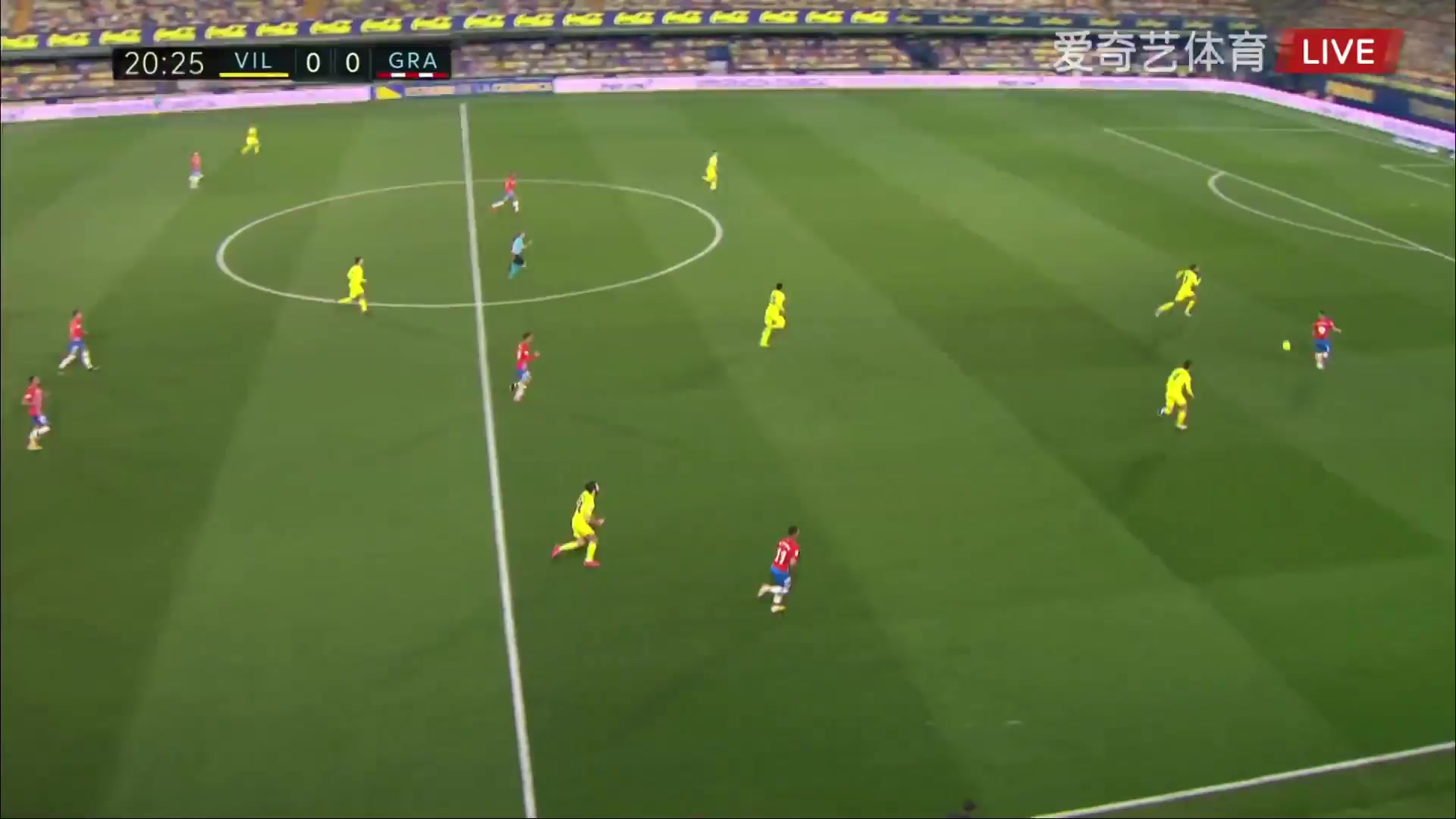 Laliga1 Villarreal Vs Granada CF 20 phút Roberto Soldado RilloVào, ghi bàn 0:1