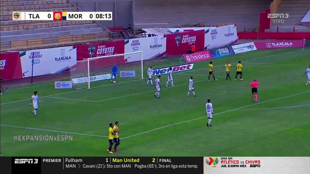 MEX D2 Tlaxcala FC Vs Monarcas Morelia 7 phút Vào, ghi bàn 0:1