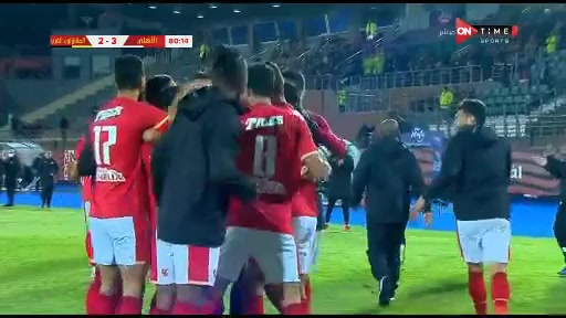 EGY D1 Al Ahly SC Vs El Mokawloon El Arab 80 ทำประตู  ประตู, ทำคะแนน 3:2