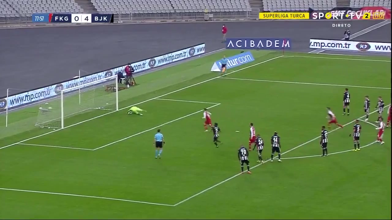 TUR D1 Karagumruk Vs Besiktas JK 78 phút Fabio BoriniVào, ghi bàn 1:4