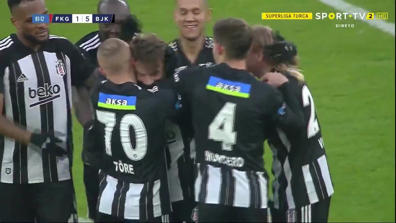 TUR D1 Karagumruk Vs Besiktas JK 81 phút Vào, ghi bàn 1:5