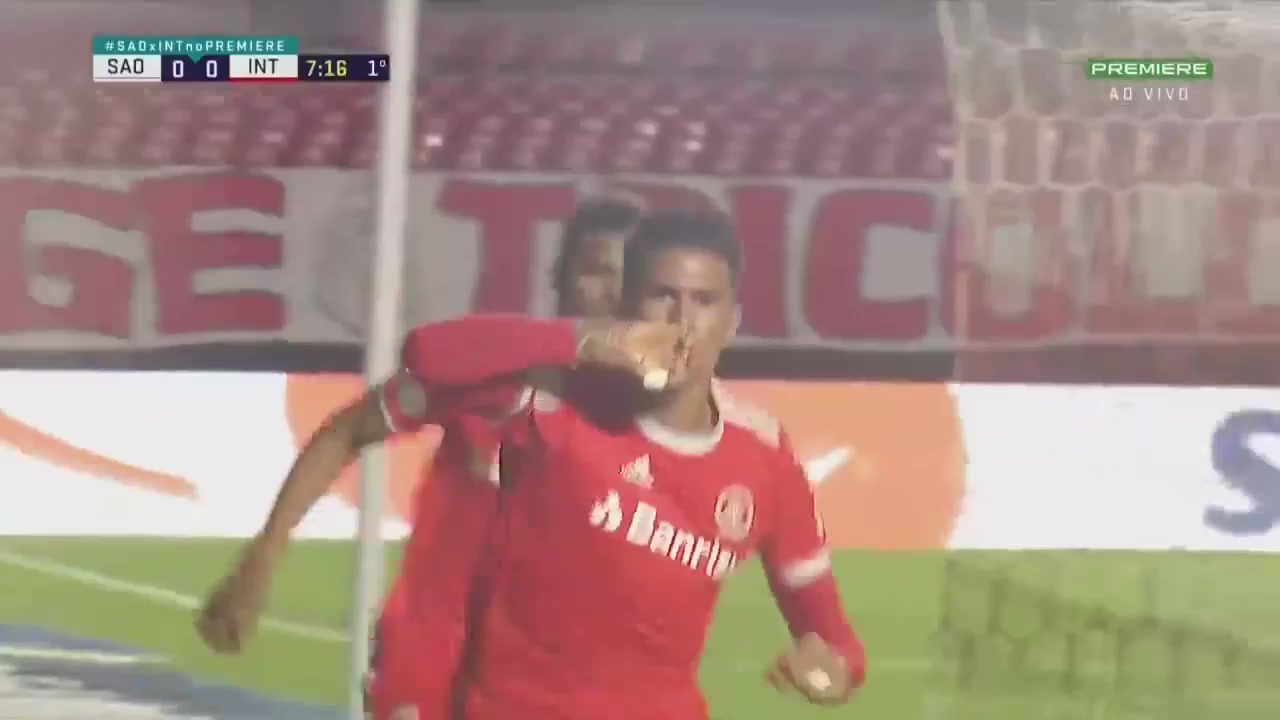 BRA D1 Sao Paulo Vs Internacional RS Victor Cuesta Goal in 8 min, Score 0:1