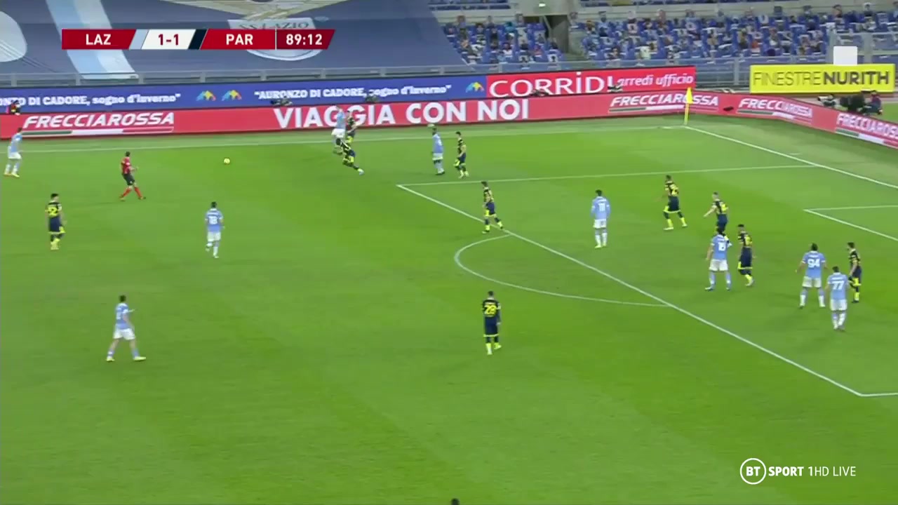 ITA Cup Lazio Vs Parma 89 ทำประตู Vedat Muriqi ประตู, ทำคะแนน 2:1