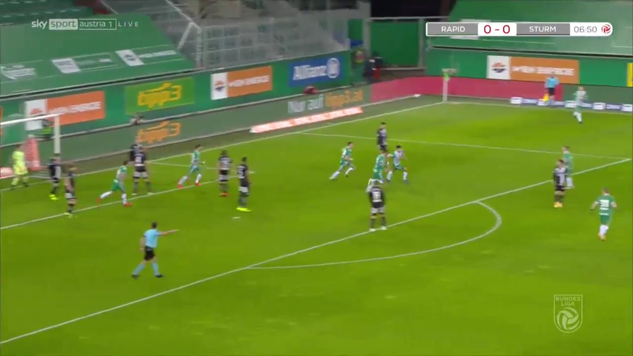 3 Rapid Wien Vs Sturm Graz 6 skor gol Ercan Kara, skor 1:0