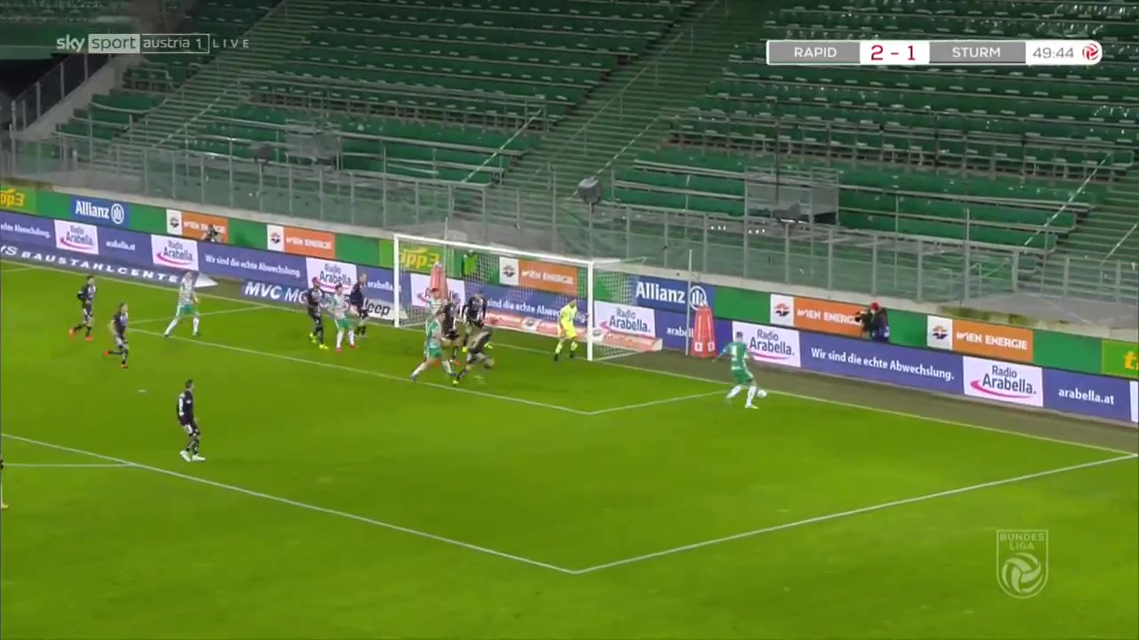 3 Rapid Wien Vs Sturm Graz 50 skor gol Christoph Knasmullner, skor 3:1