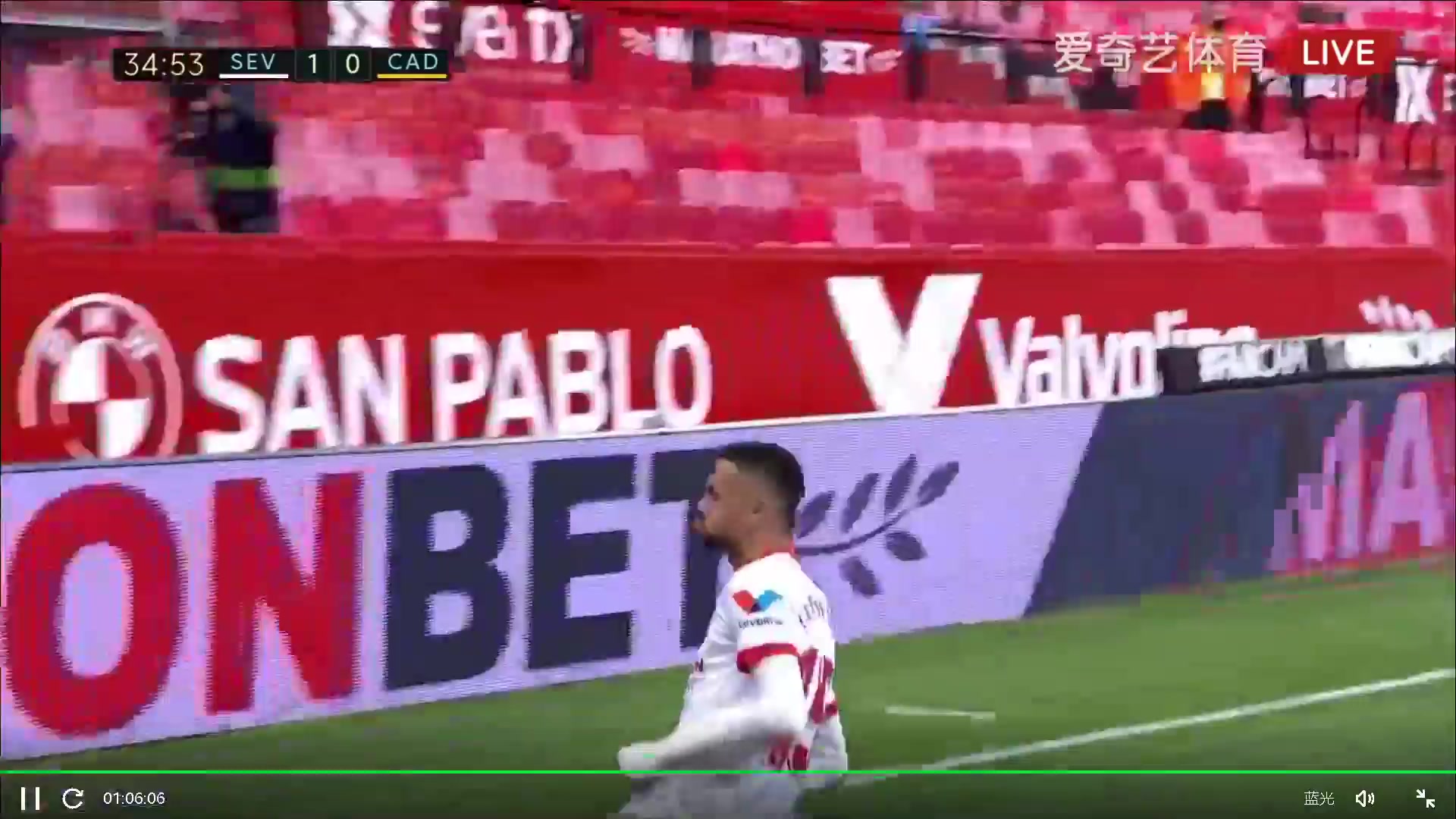 31 Sevilla Vs Cadiz 35 skor gol Youssef En-Nesyri, skor 1:0