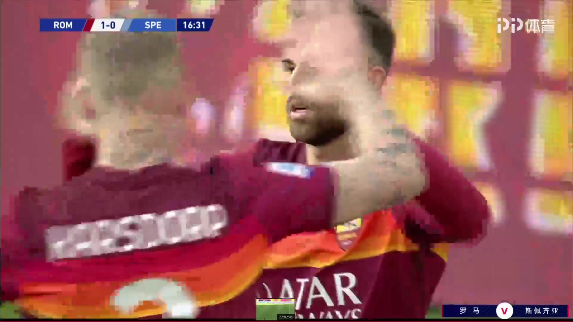 Serie A AS Roma Vs Spezia 16 phút Borja Mayoral MoyaVào, ghi bàn 1:0