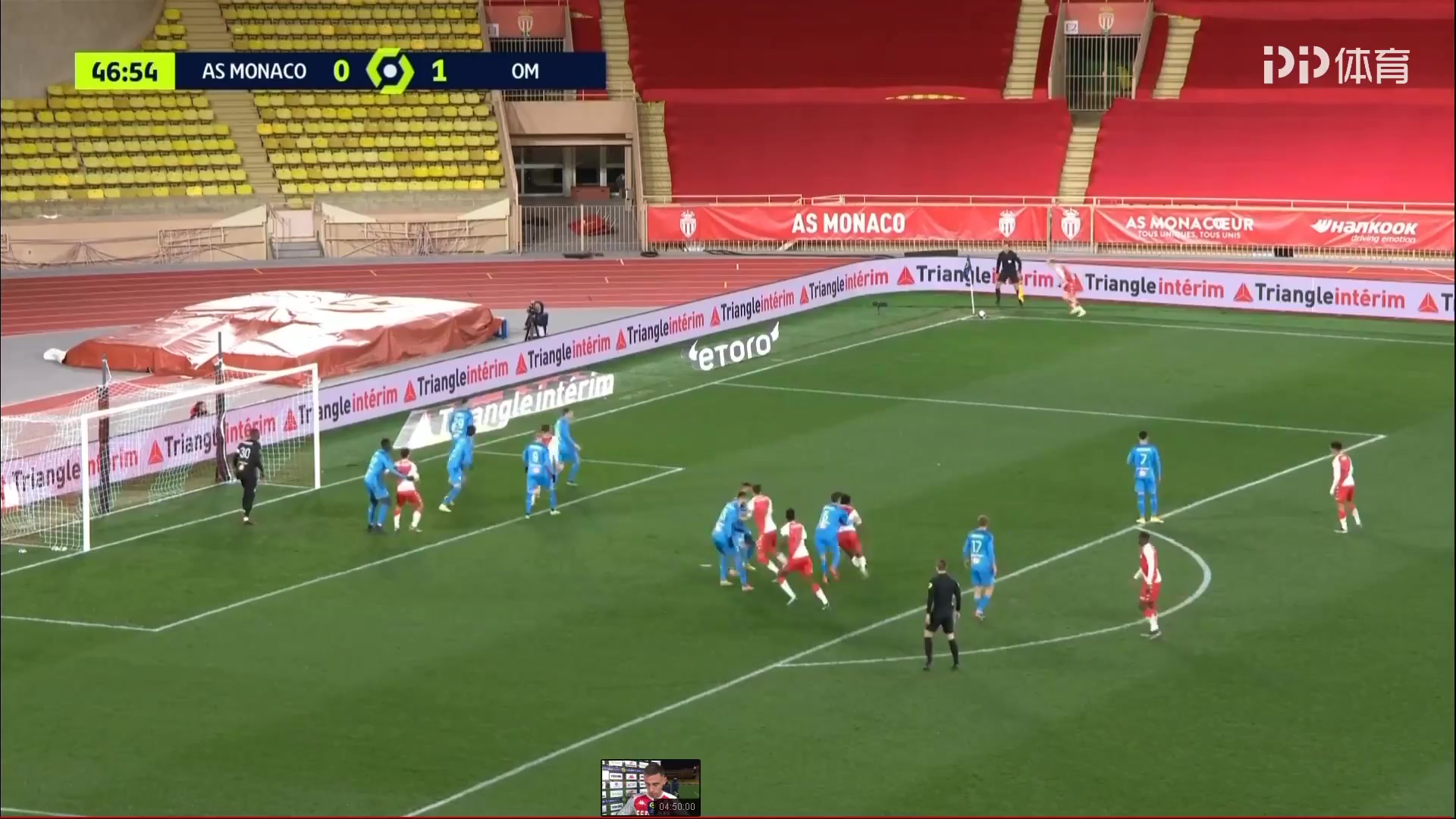 Ligue1 Monaco Vs Marseille 47 phút Guillermo MaripanVào, ghi bàn 1:1