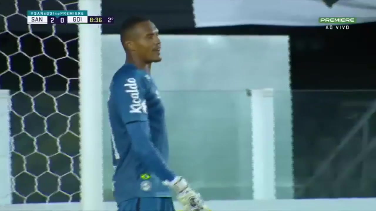 4 Santos Vs Goias 54 skor gol Rafael Martiniano de Miranda Moura, skor 2:1