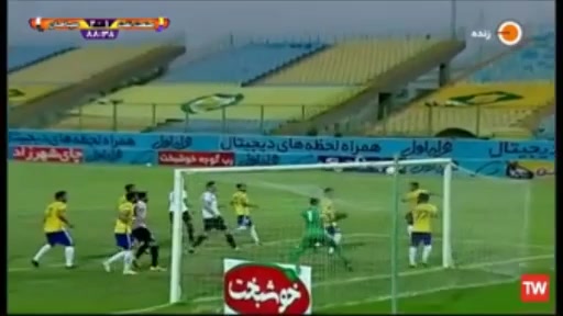 IRN PR Sanat-Naft Vs Sepahan Mohammadreza Mehdizadeh Goal in 88 min, Score 1:2