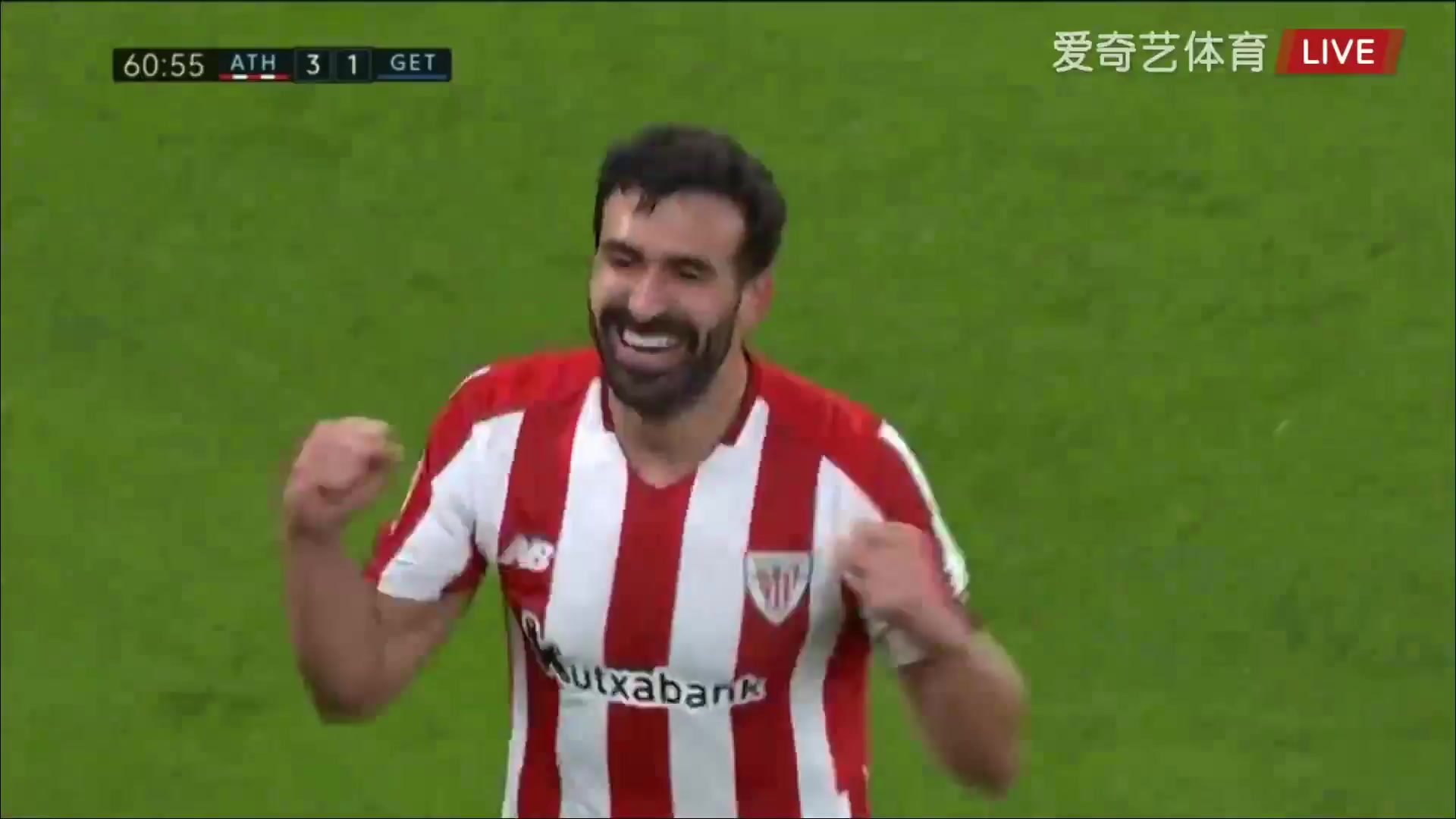 Laliga1 Athletic Bilbao Vs Getafe Raul Garcia Escudero Goal in 62 min, Score 3:1