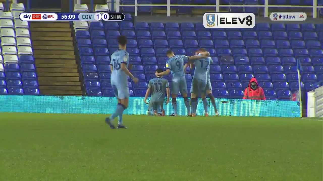 ENG LCH Coventry City Vs Sheffield Wednesday 56 ทำประตู Viktor Gyokeres ประตู, ทำคะแนน 1:0