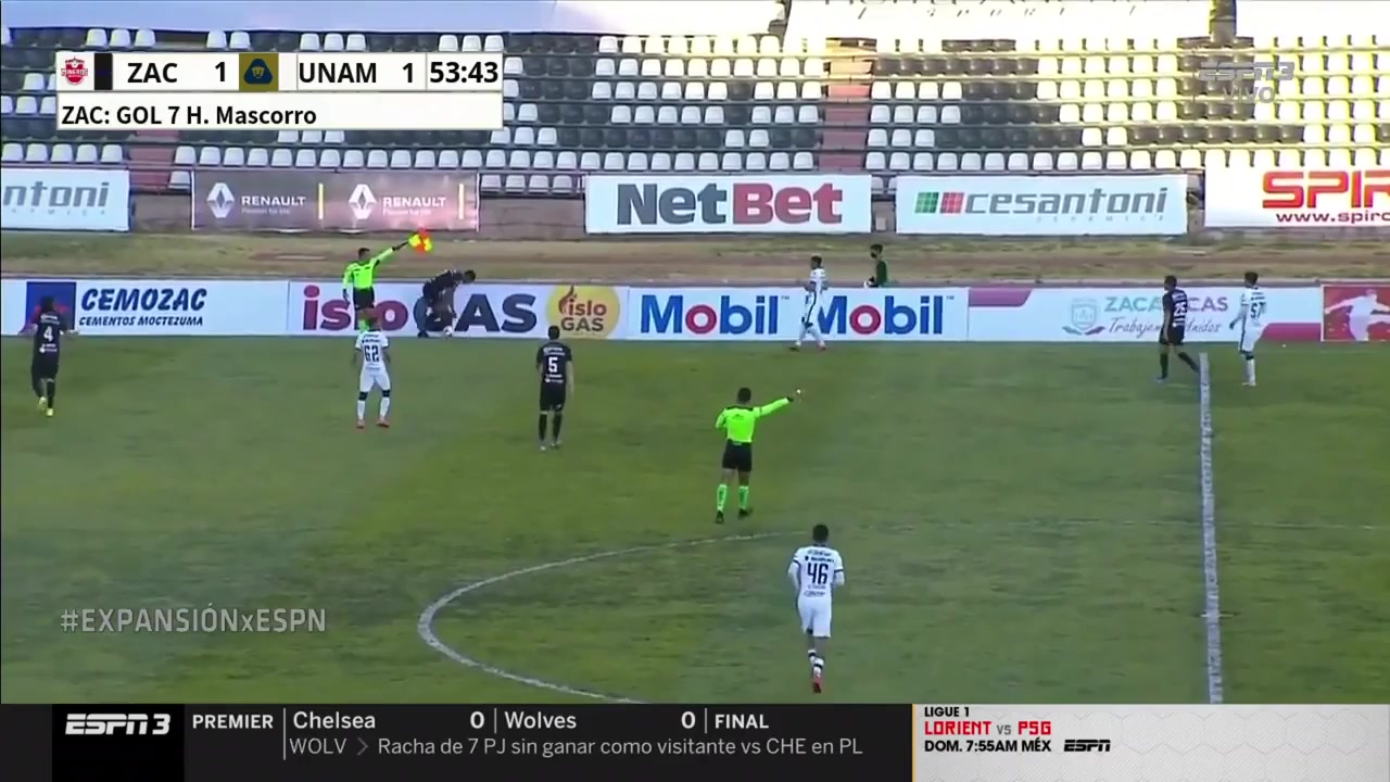 MEX D2 Mineros de Zacatecas Vs Pumas Tabasco 53 phút Vào, ghi bàn 1:1