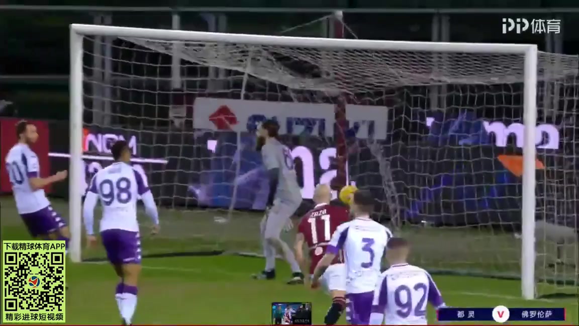 Serie A Torino Vs Fiorentina 88 phút Andrea BelottiVào, ghi bàn 1:1