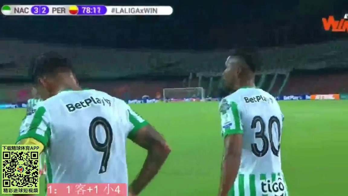 COL D1 Atletico Nacional Medellin Vs Deportivo Pereira 78 phút Jefferson Andres Duque MontoyaVào, ghi bàn 4:2