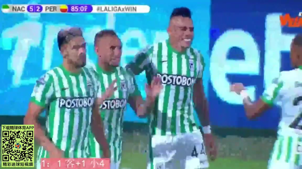 COL D1 Atletico Nacional Medellin Vs Deportivo Pereira 85 phút Jarlan Junior Barrera EscalonaVào, ghi bàn 5:2