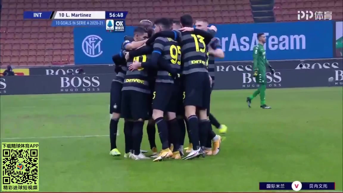 Serie A Inter Milan Vs Benevento 57 phút Lautaro Javier MartinezVào, ghi bàn 2:0