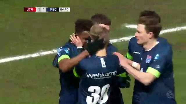 HOL D1 FC Utrecht Vs PEC Zwolle Virgil Misidjan Goal in 3 min, Score 1:1