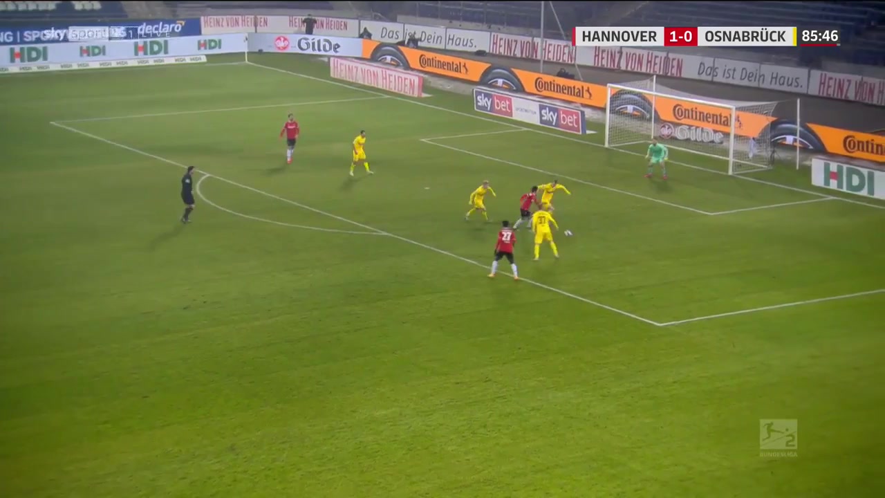 GER D2 Hannover 96 Vs VfL Osnabruck 85 phút Vào, ghi bàn 1:0
