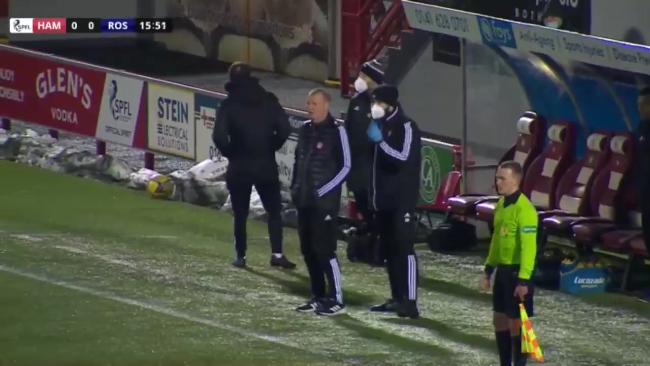 SCO PR Hamilton Academical Vs Ross County  Goal in 15 min, Score 1:0