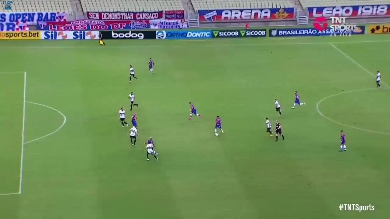 BRA D1 Fortaleza Vs Coritiba PR 42 phút David Correa da FonsecaVào, ghi bàn 2:1