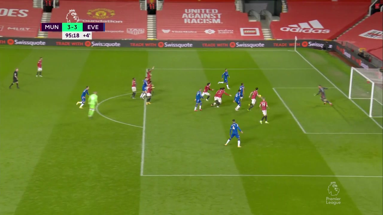 EPL Manchester United Vs Everton 96 phút Vào, ghi bàn 3:3