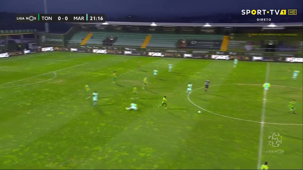 POR D1 CD Tondela Vs Maritimo 21 phút John Eduard Murillo RomanaVào, ghi bàn 1:0