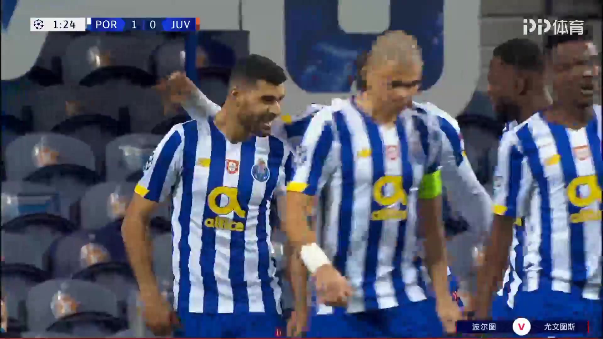 103 FC Porto Vs Juventus 1 skor gol Mehdi Taromi, skor 1:0