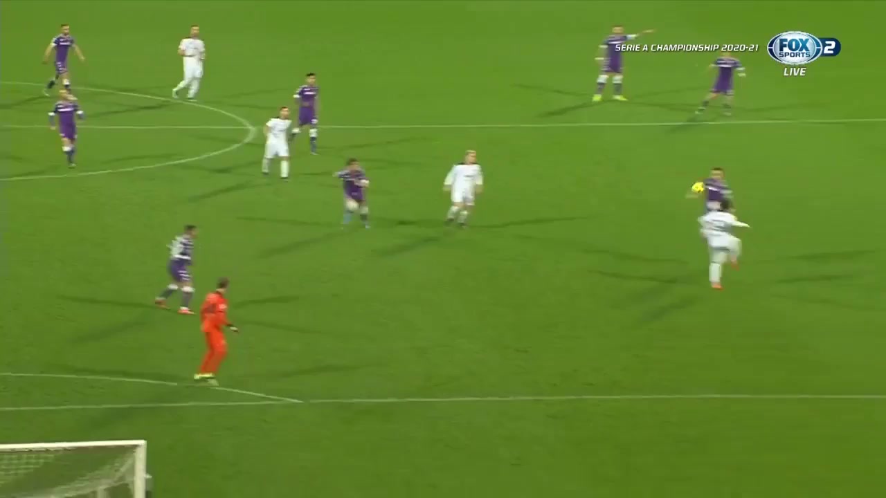 Serie A Fiorentina Vs Spezia 82 phút Valentin EyssericVào, ghi bàn 3:0