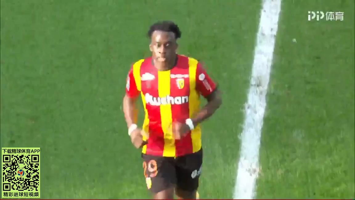 Ligue1 Lens Vs Dijon Simon Banza Goal in 63 min, Score 1:1