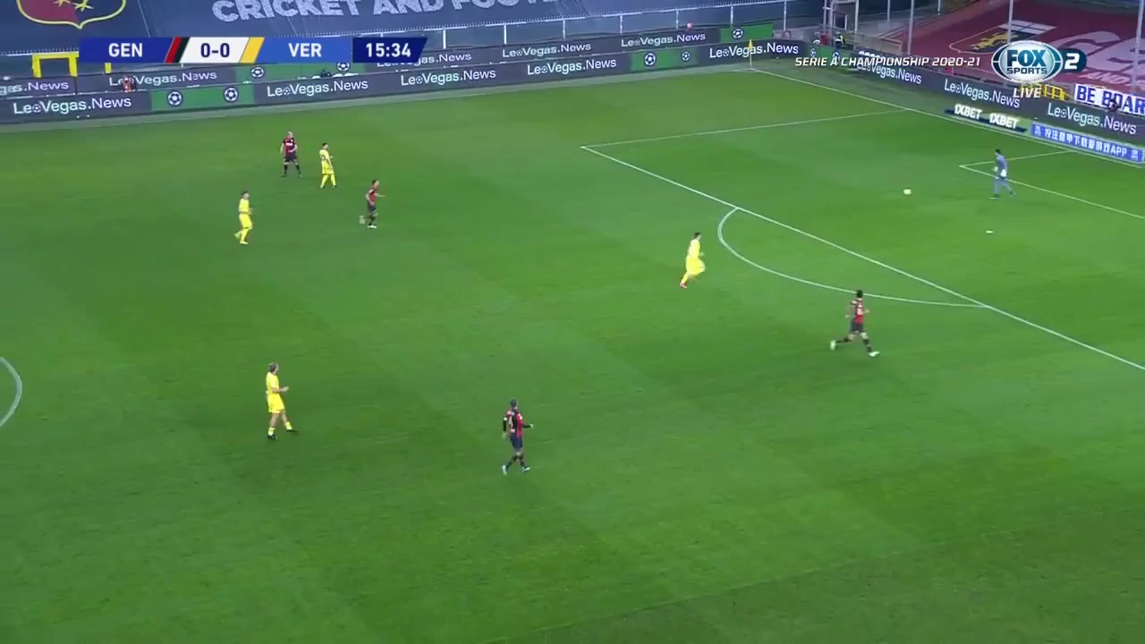 Serie A Genoa Vs Verona 16 phút Ivan IlicVào, ghi bàn 0:1